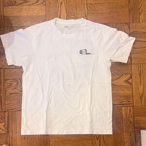 Uniqlo White Short Sleeve Men's Tee
